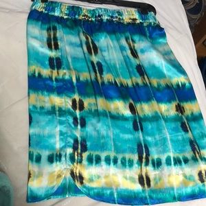 Banana Republic tie dye skirt with pockets